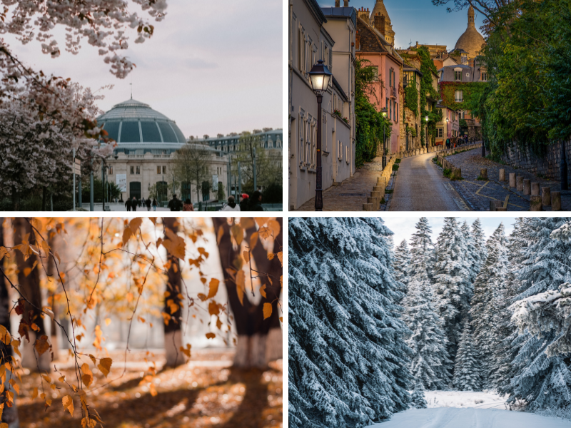 Thời tiết ở Châu Âu chia ra làm bốn mùa rõ rệt