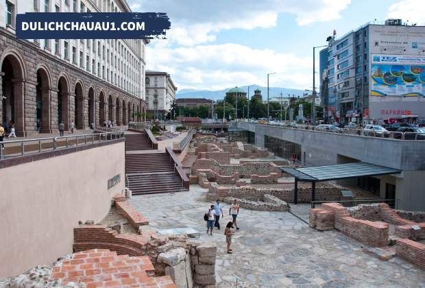 Một số tàn tích của đế chế La Mã còn sót lại tại Sofia